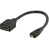 Nedis Valueline 0.2m High Speed HDMI Micro Connector Cable with Ethernet - Black
