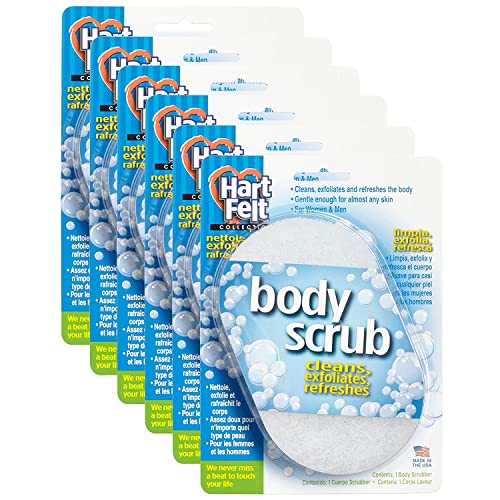 HartFelt Exfoliating Bath Sponge for Dead Skin, Body Sponges for Shower Exfoliating Body Wash