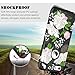 BENTOBEN iPhone 6 Case, iPhone 6S Case, Dual Layer Hybrid Heavy Duty Shockproof Protective Phone Case for iPhone 6 / 6S (4.7 Inch)-Peony Flower