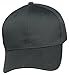 Blank Hat 6 Panel Pro Style Twill Youth Cap in Black, Black, Size Adjustable