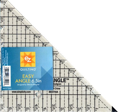 EZ Quilting Easy Angle Acrylic Template, 6.5-inch