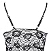 Women Christmas Xmas Black Ribbon Bowknot Babydoll Sleepwear Lingerie Chemises Set