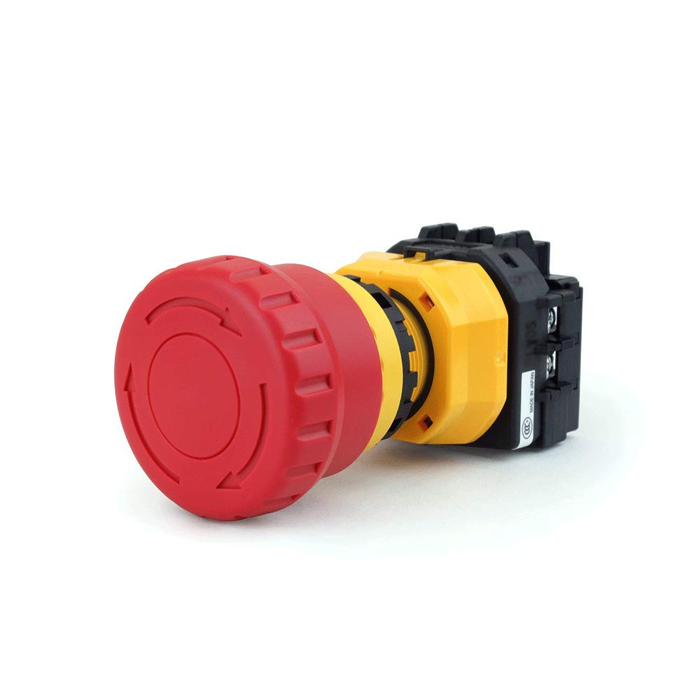 IDEC XW-22mm Emergency Stop Switch 40mm Mushroom 1NO-3NC XW1E-BV413MFR