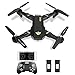 Foldable Drone,Kingtoys 809W RC Drone with camera,2.4GHz 6-Axis Gyro Remote Control Selfie Drone, Wifi FPV Quadcopter with 2pcs 900mAh Li-on battery …