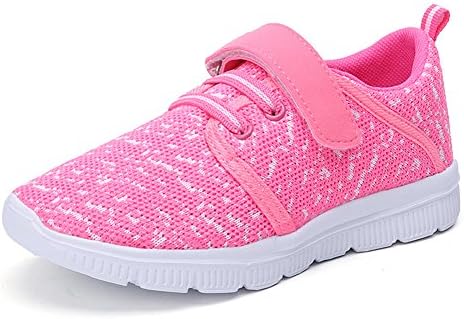 AbertinaKids Lightweight Breathable Running Sneakers Easy Walk Sport Casual Shoes for Boys Girls