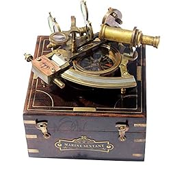 MARINE ART HANDICRAFTS '' Brass Sextant with