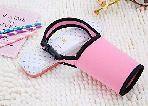 Inf-way Eco-Friendly Neoprene Coffee Cup Sleeves, Reusable Hand Drinks Scald-Proof Cup Cover for Party Christmas Day Coffee Jacket (Pure Color 5 Pcs)