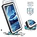 SPIDERCASE Galaxy S9 Waterproof Case, Full Body Protective Rugged Cover Snowproof Dirtproof IP68 Certified Waterproof Case for Samsung Galaxy S9 (Black/Clear)