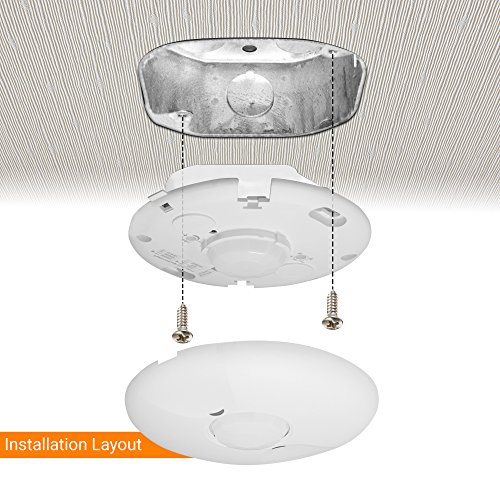 Ceiling Occupancy Sensor by Enerlites PIR Ceiling Sensor for Junction