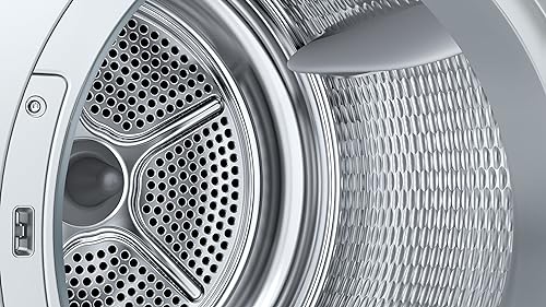 Bosch WQG235D00, Stiftung Warentest GUT (2,2)*, Serie 6, Wärmepumpentrockner 8 kg, Schneller getrocknete Wäsche, Auto Dry, Option Halbe Beladung, Sensitive Drying-System, Selbstreinigender Kondensator 7