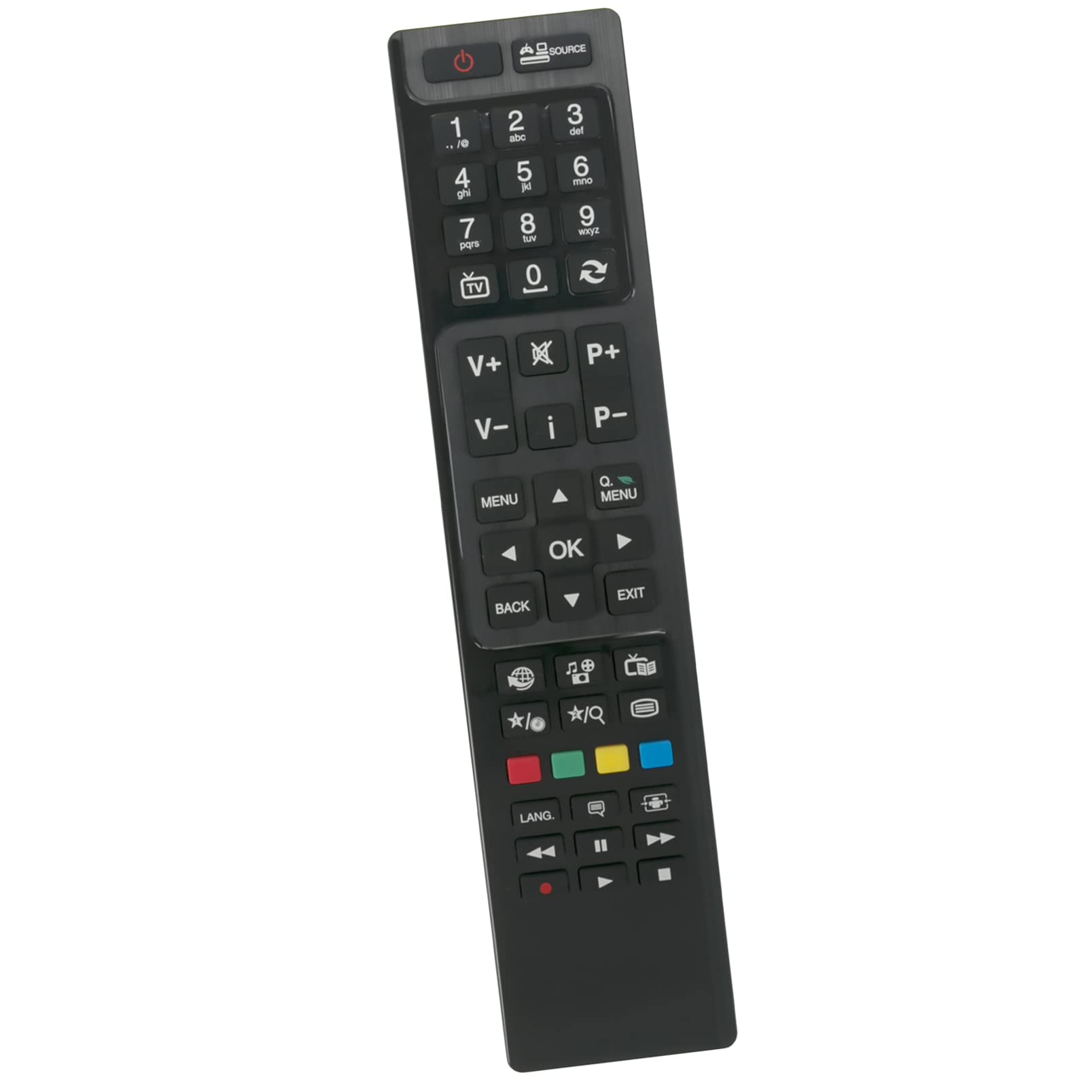 ALLIMITY Replace Remote Control fit for Tucson Lazer Waltham Wellington Windsor QILIVE Saba LD32V167 LE48PV16B SB55LED287RSW Q1324 LED-TV-21.5 WD48300UHD15 WLHD2412VB16 LZ32700 LZ4816I TL43DLED309B17