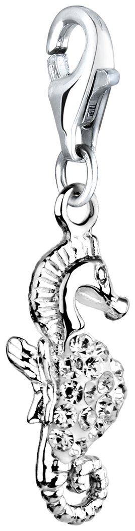 Nenalina charm seahorse pendent in 925 sterling silver for all common charm carriers 716187-001.