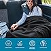 Bedsure Knitted Throw Blanket for Sofa and Couch - Lightweight, Soft & Cozy Knit Throws - Black, 50 x 60 inches