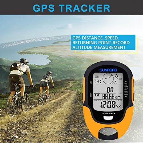 Alloet SUNROAD Multifunctional Electronic GPS Beidou System Altimeter with Compass