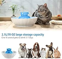 ipettie ceramic pet drinking fountain