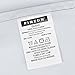 Amazon Brand – Pinzon 500-Thread-Count Pima Cotton Sateen Bed Sheet Set - Queen, White