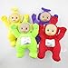 Set of 4 Pcs New Stuffed Teletubbies Laa Po Tinky Dipsy Soft Plush Toy Doll 10.5