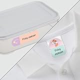 Dotty about Paper 50 Personalised No Iron Name Labels Princess Fairies view 2