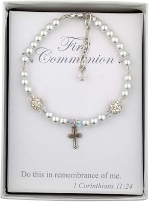 first communion bracelet for girl