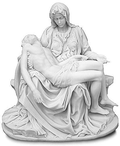 Michelangelo's "Pieta" Statue Sculpture Madonna Jesus by Veronese