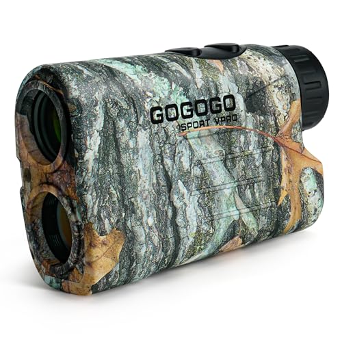Gogogo Sport Vpro GS03 Golf Rangefinder with Slope Compensation, 1000 Yards Laser Range Finder with Flag Lock, Vibration