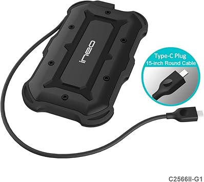 USB 3.1 Gen1 Type C Carcasa para Disco Duro Externo de 2.5 ...