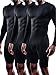 Neleus Men's 3 Pack Athletic Compression Sport Running Long Sleeve T Shirt