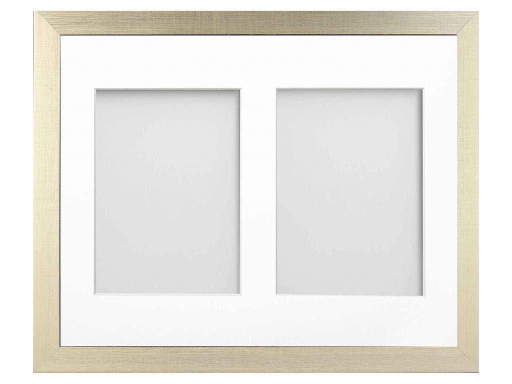 Frame Company Simpson Gold Multi Aperture Photo Frame, 16x12 for 9x7 inch (x2)
