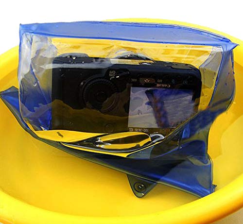 image for Luniquz DSLR SLR Camera Waterproof Bag Housing Case Pouch Cover for Ca