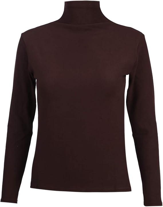 Amazon Miriparis セーター レディース タートルネック ウォーキング ハイネックセーター ブラウン S フリーズ 軽くて暖かい ストレッチ 吸汗速乾 無地 ハイキング 登山 重ね着 セーター 通販
