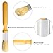 Coobey 3 Pack Glue Brush Bookbinding Wooden Glue Brush for Bookbinding or Craft Tool Supplies