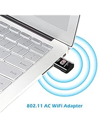 Adaptador WiFi USB 600 Mbps usbnovel doble correa (2.4G 150Mbps + 5 G 433mbps) inalámbrico Wifi Dongle, 802.11 N g b Antena Tarjeta de red LAN para Windows XP Vista 7 8 8.1 10 (32 64 bits) Mac OS X 10.4   10.12.2