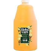 HobaCare Bulk Organic Jojoba Oil - Natural 100% Pure Hexane Free Unrefined Carrier Oil for Skincare, Beard, Hair, Face, Scalp Massage, Bath, Facial - Long Shelf Life (64 oz Half Gallon)