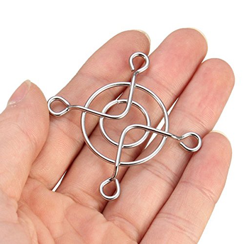 DAOKI 10PCS 4040mm Metal Grill Protector Finger Guard Radiator Fan Protective Cover 3D Printer Accessories Extruder Small
