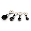 Disney Mickey Mouse Plastic Black Measuring Spoons