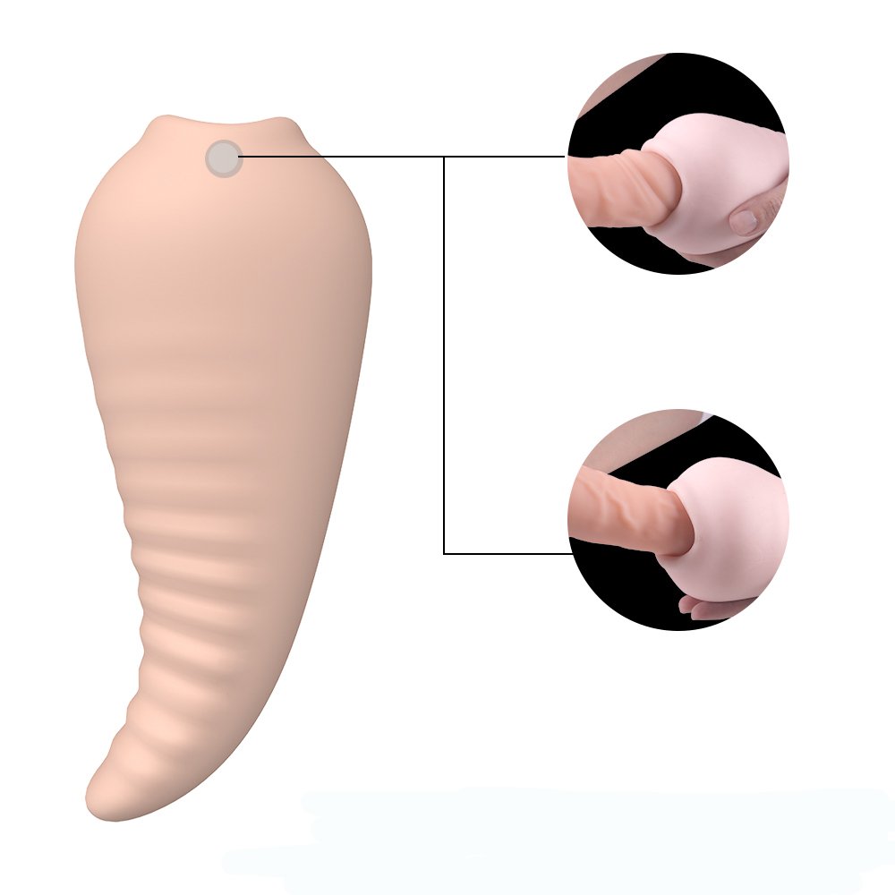 Male Masturbator, Realistic Textured Mouth Blow Job Stroker Oral Sex Toys Vagina Pocket Pussy with Deep Throat for Masturbation, 100% Skin Safe NONTOXIC (FLESH)