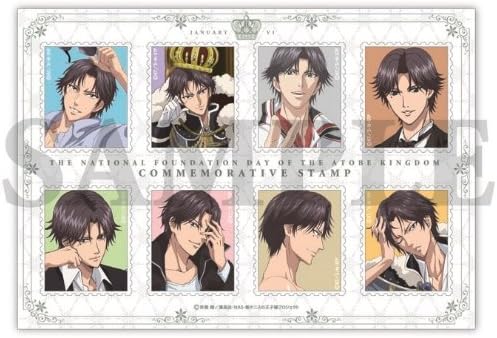 Amazon 新テニスの王子様 跡部王国建国記念祭 切手風シール アニメ 萌えグッズ 通販