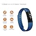 Slim Fitness Tracker Watch, TOOBUR Health Activity Tracker with Pedometer Calories Track and Sleep Monitor,Smart Wristband for Kids Women Men (Blue)