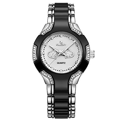 Kingsky gold women s watches with rhinestones metal ban…