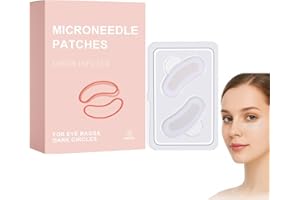 MicroGlow Hydrating Eye Patches – Hyaluronic Acid & Micro-Gel Under-Eye Pads to Reduce Puffiness, Dark Circles & Fine Lines, 