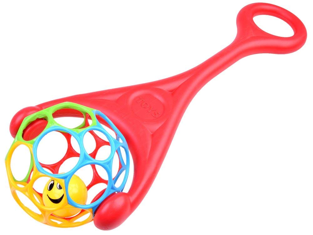 BSD Juguete Sonajero - Oball Pelota Sonajero con Mango - Azul ...