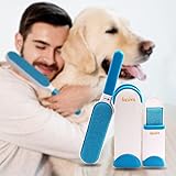 Pet Fur & Lint Remover with Self-Cleaning Brush for Dot Cat Pets Removes Hair from Clothes & Furniture Travel Size