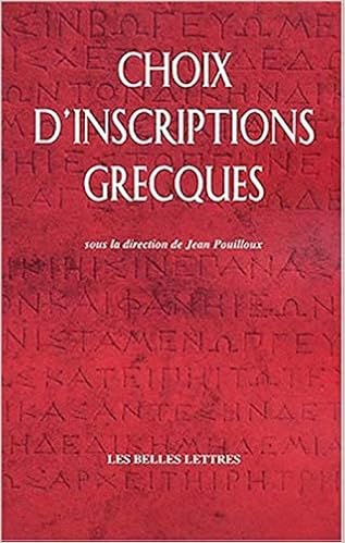 Amazon Fr Choix D Inscriptions Grecques Pouilloux Jean Rousset Denis Livres