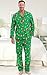 PajamaGram Charlie Brown Christmas Flannel Men's Pajamas, Green, XXL