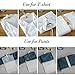 JUSTDOLIFE Clothes Folder, 10Pcs T Shirt Folder Closet Foldable Storage Organizer DressBook T Shirt Folding Board Quick and Easy Suit for Any Home Adult and Kids Clothes (10Pcs)
