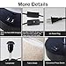 ZEEFO Dual 2.1A USB Charging Port Bedside Table Lamp with Press Switch, Black Base Modern Minimalist Design Desk Lamp Very Convenient Nightstand Lamp to Decor Your Bedroom, Guest Room (Set of 2)