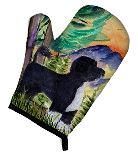 Caroline's Treasures SS8429OVMT Portuguese Water Dog Oven Mitt, 12" by 8.5", Multicolor