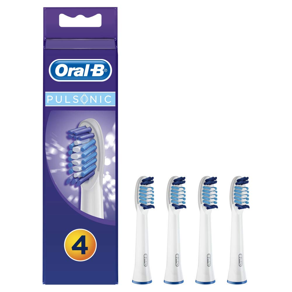 Amazon.com: Braun Oral-B SR32-4 Pulsonic Value Pack Replacement Brush Heads 1Pack: Health & Personal Care