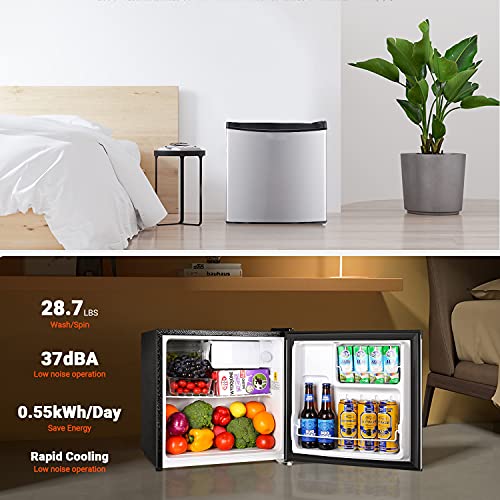 Compact Refrigerator, 1.6 Cu.ft Mini Fridge With Freezer, Single