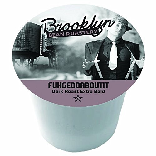 Brooklyn Beans Coffee Fuhgeddaboutit Dark Roast Single Serve Cups - 24ct Box